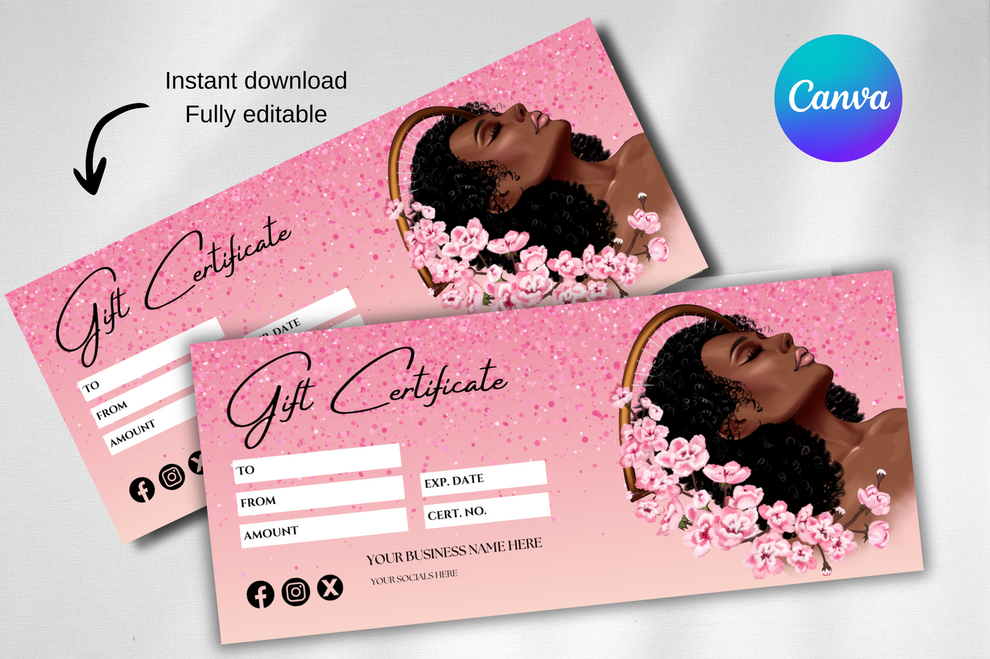 Head Spa Giftcard Pink