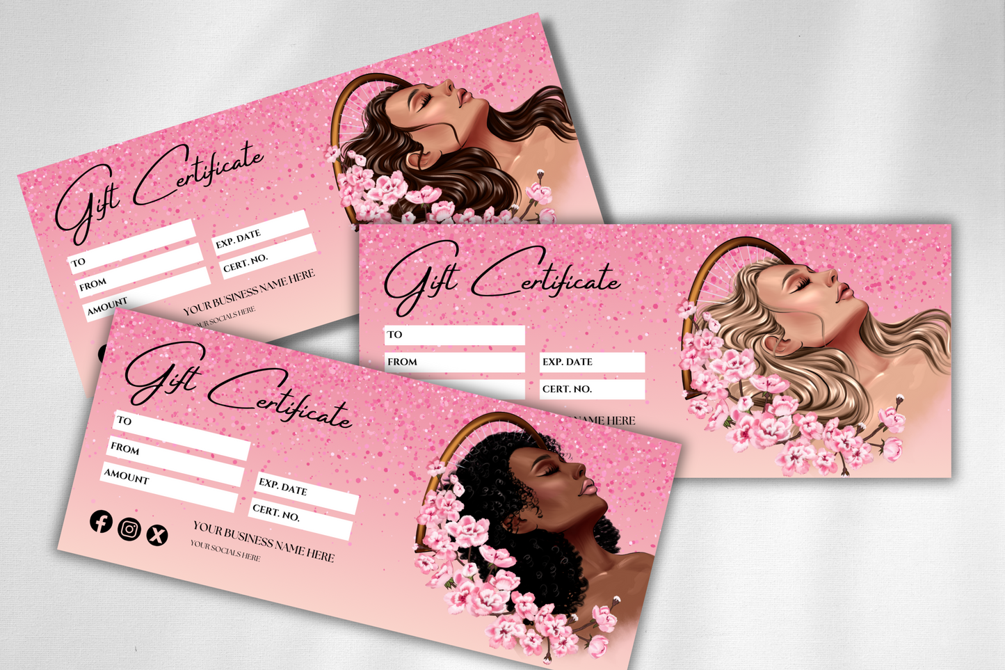 Head Spa Giftcard Pink