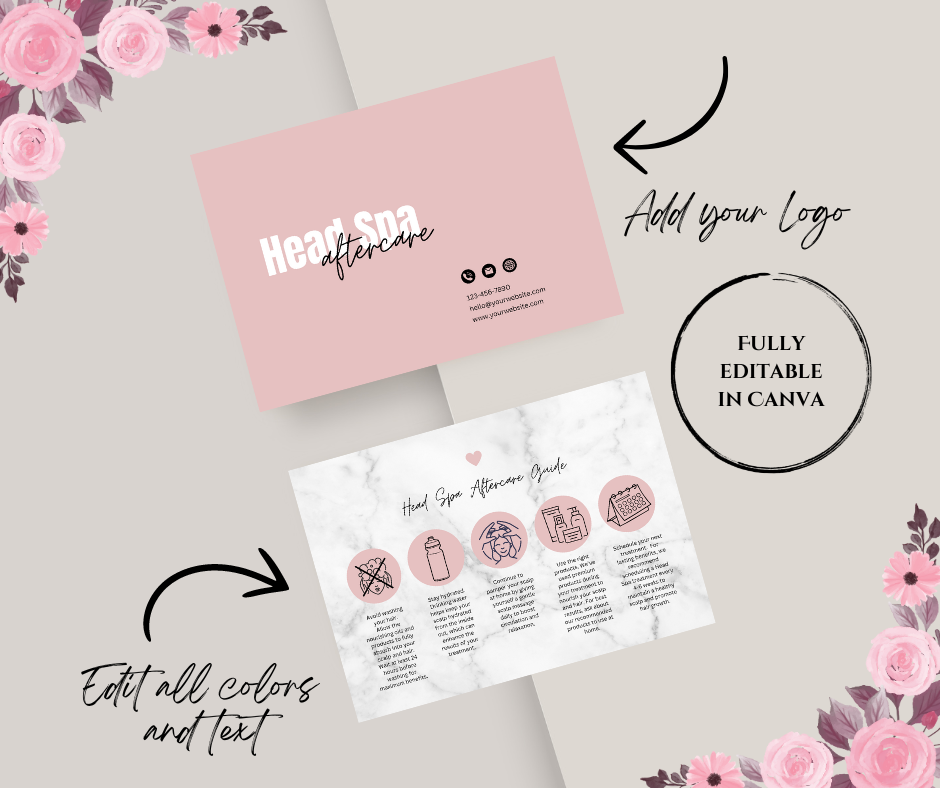 Aftercare Card Head Spa