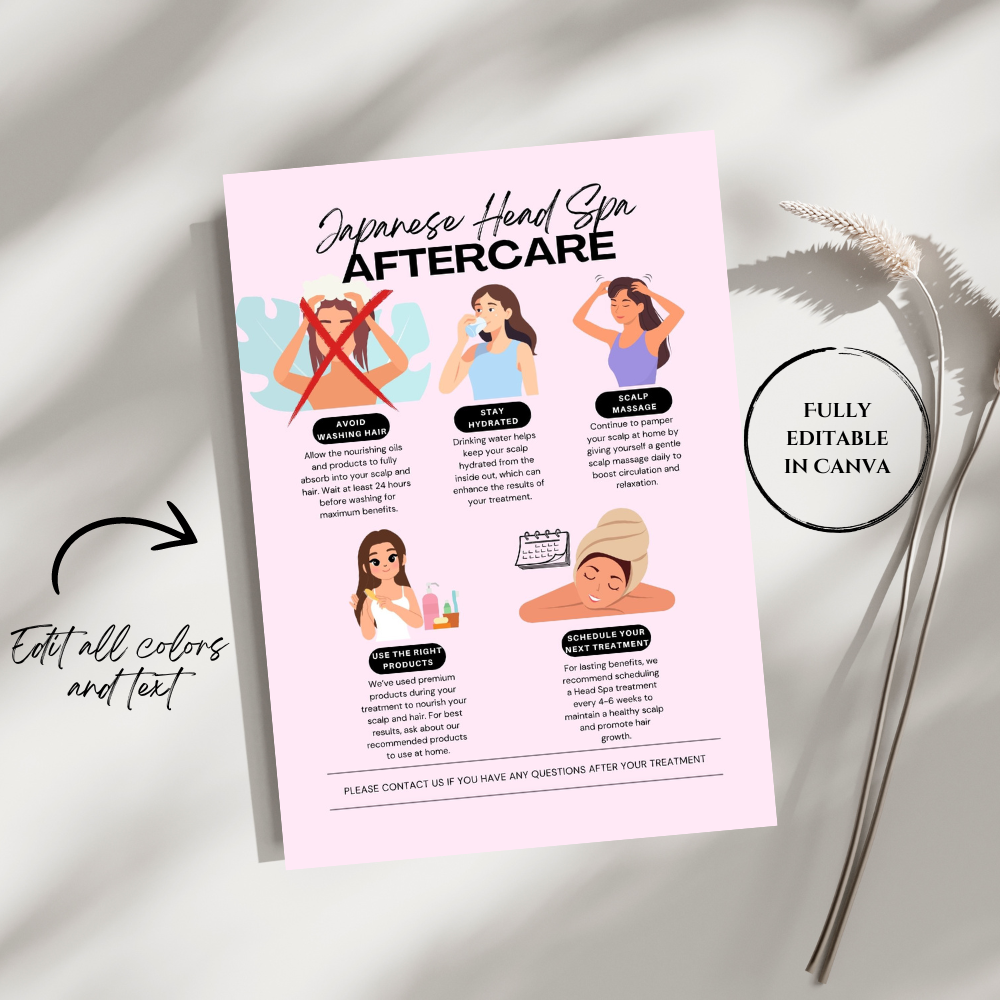 Aftercare Guide Head Spa