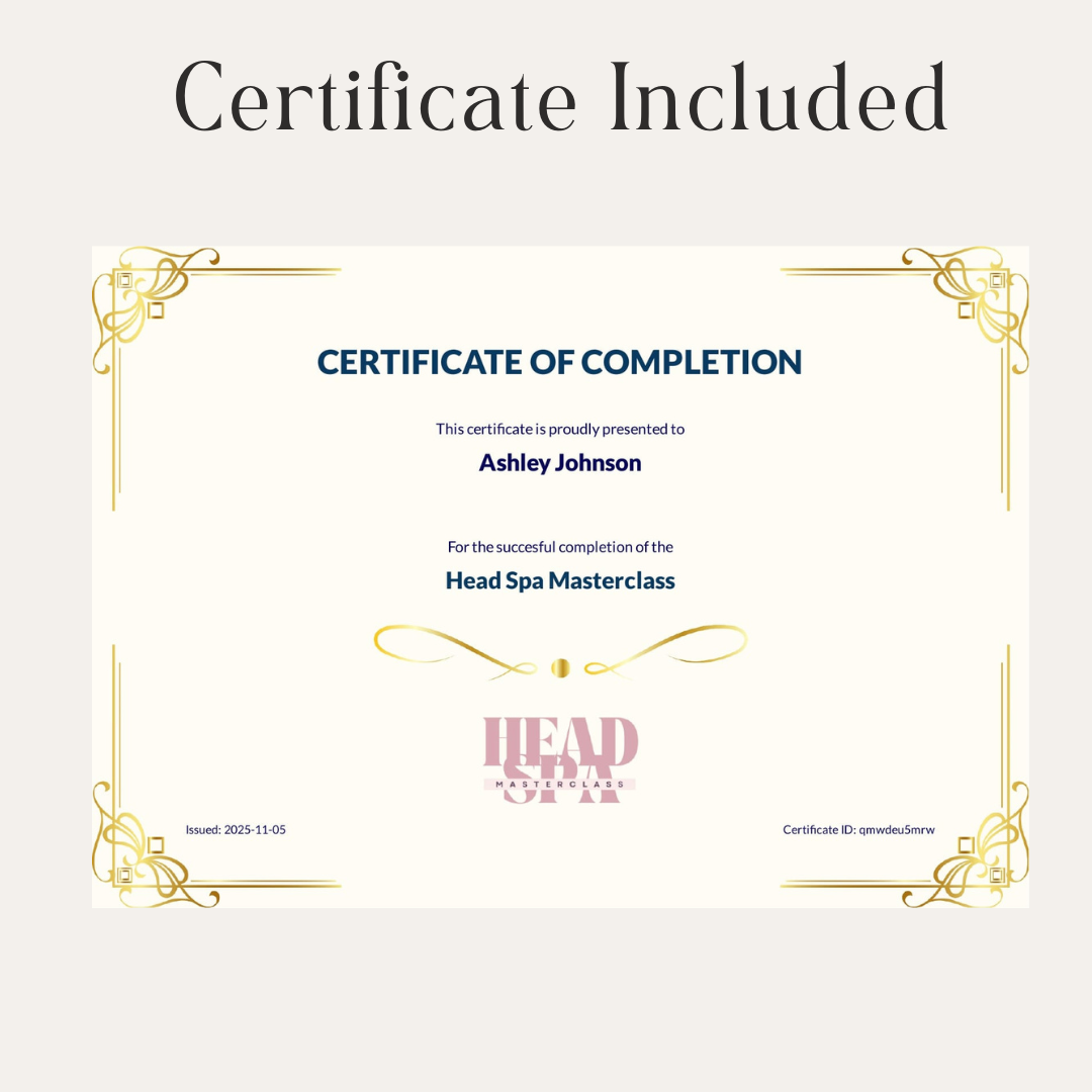 Head Spa Masterclass