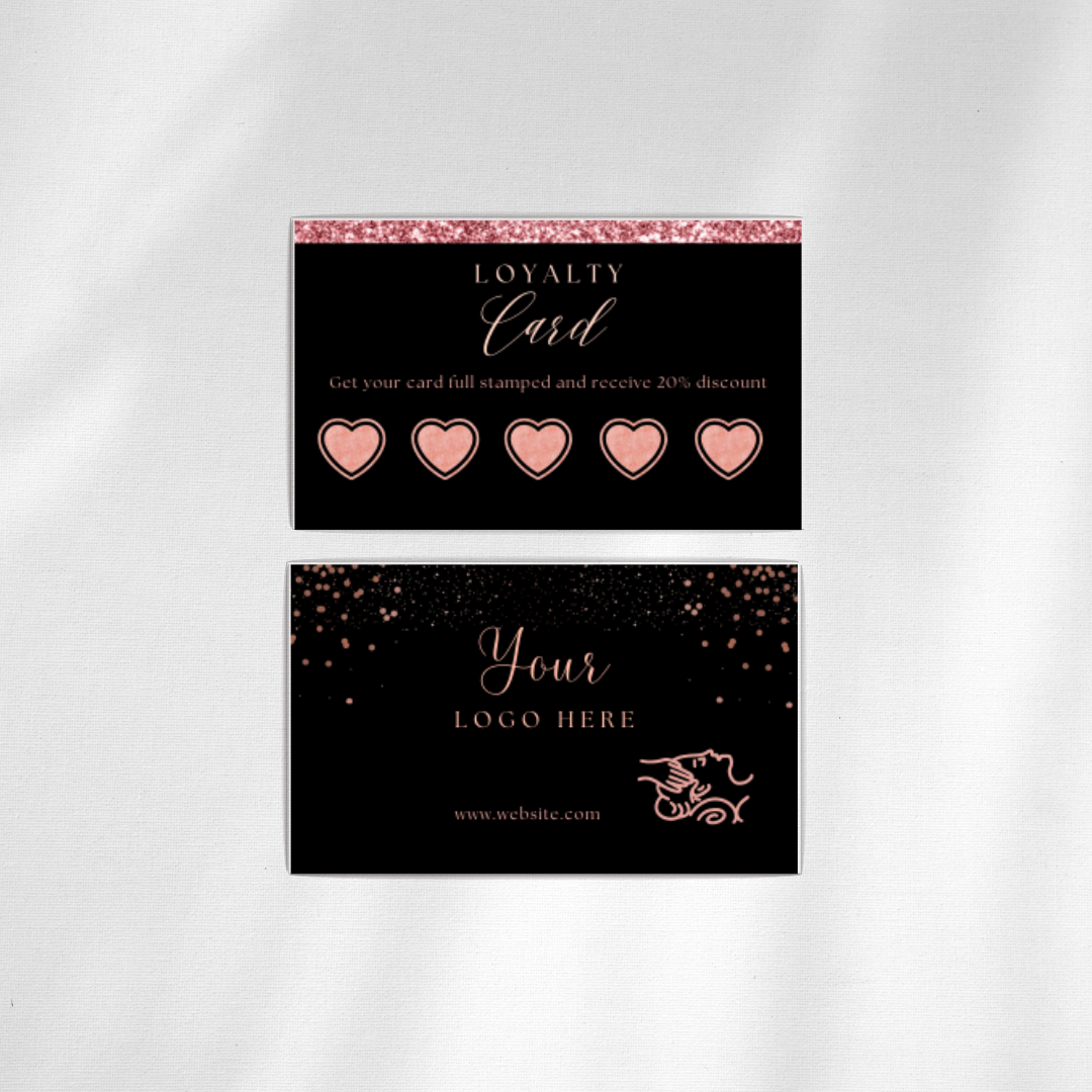 Head Spa Loyaltycard Glitter Glam